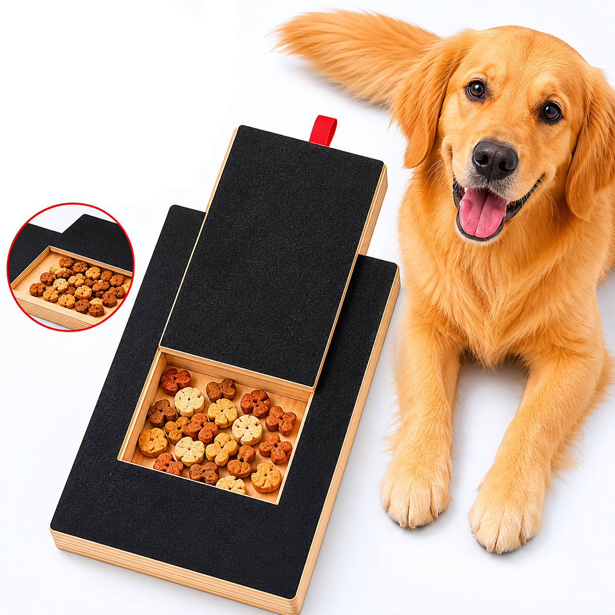Dog Nail Scratch Board & Treat Puzzle