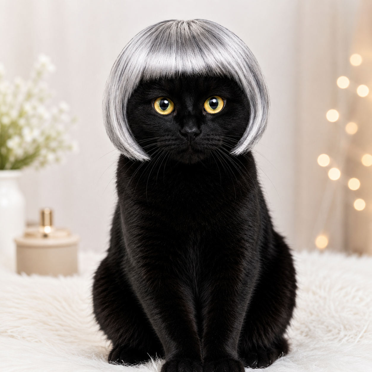 Funny Dog Wig for Cats & Dogs