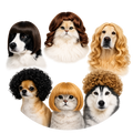 6-Piece Funny Pet Wig Set for Dogs & Cats