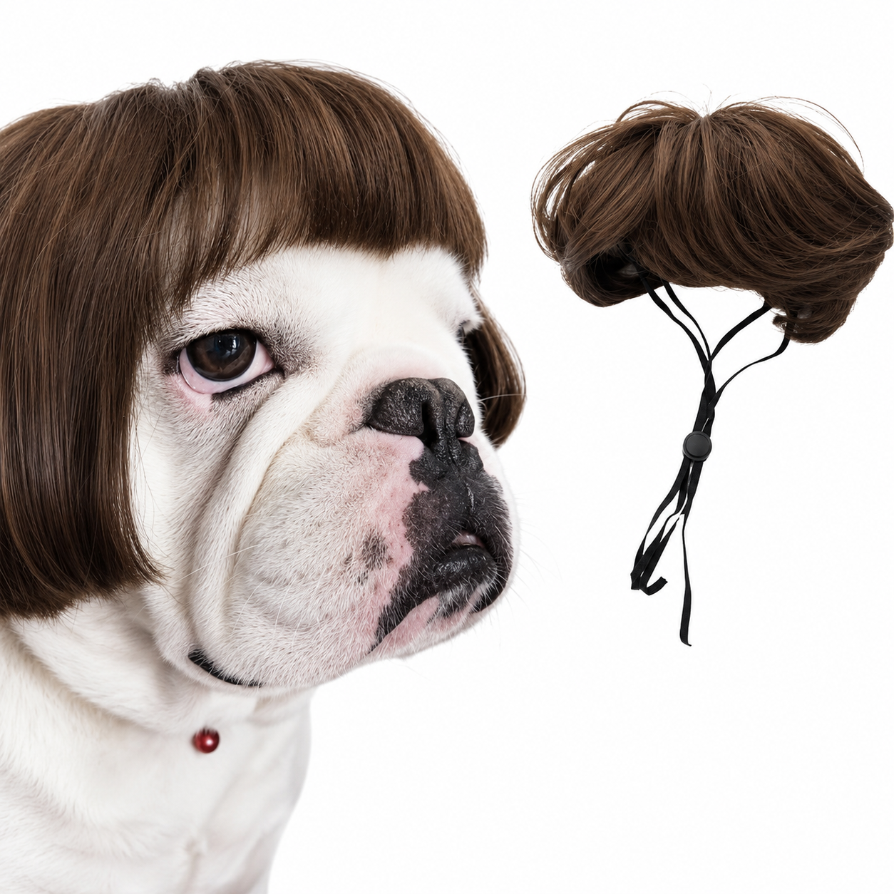 Funny Dog Wig for Cats & Dogs