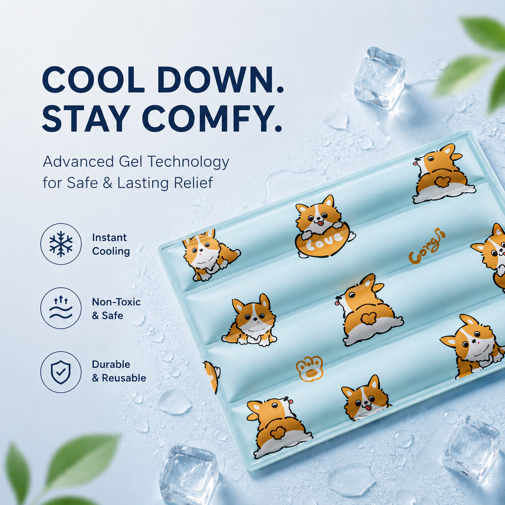 Self-Cooling Pet Mat for Dogs & Cats