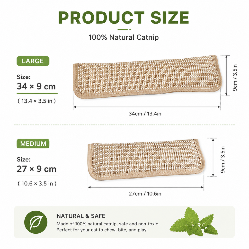 Catnip Sisal Cat Kicker Pillow