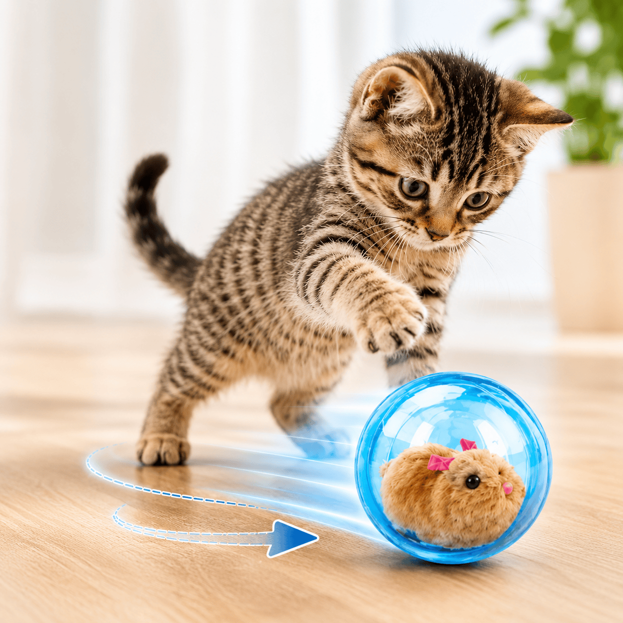 Electric Rolling Ball Cat Toy