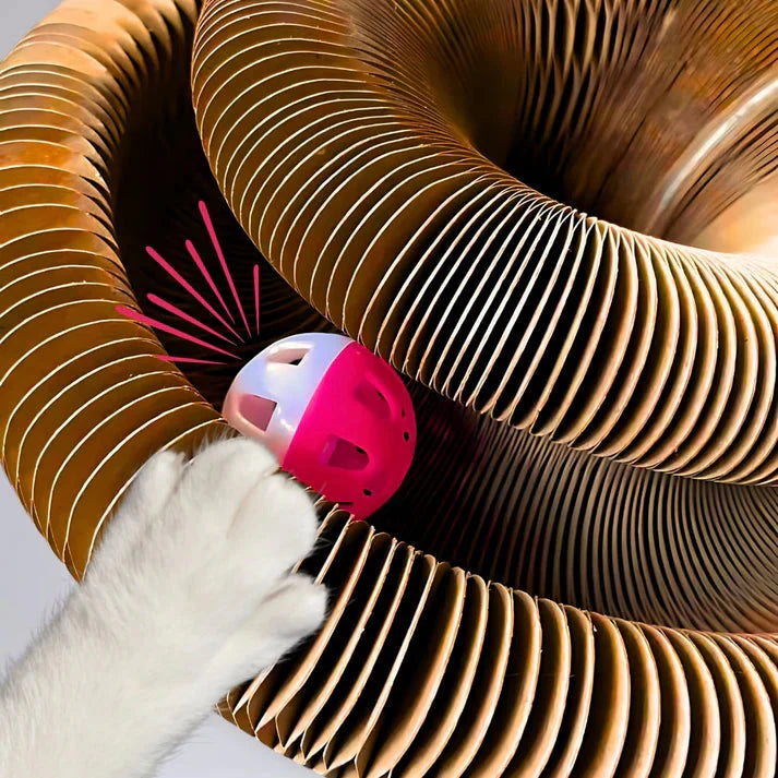 Interactive Honeycomb Cat Scratcher Lounge