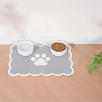 Dog & Cat Feeding Mat – Absorbent Bowl Mat for Mess-Free Meals STTM