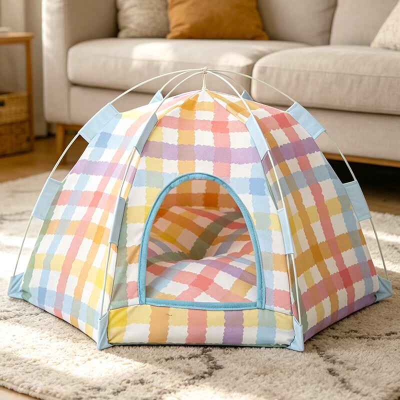 Tiny Luxury Pet Tent Bed