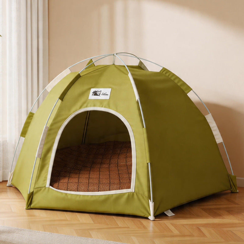 Tiny Luxury Pet Tent Bed