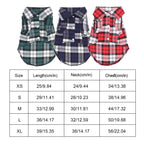 Plaid Pet Shirt – Stylish Dog T-Shirt for Small & Medium Dogs STTM