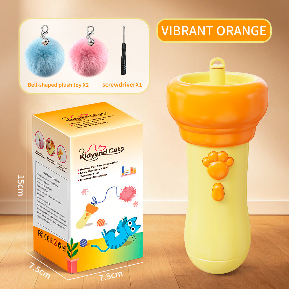 Interactive Cat Ball Launcher Toy – Automatic Plush Ball Shooter for Indoor Cats