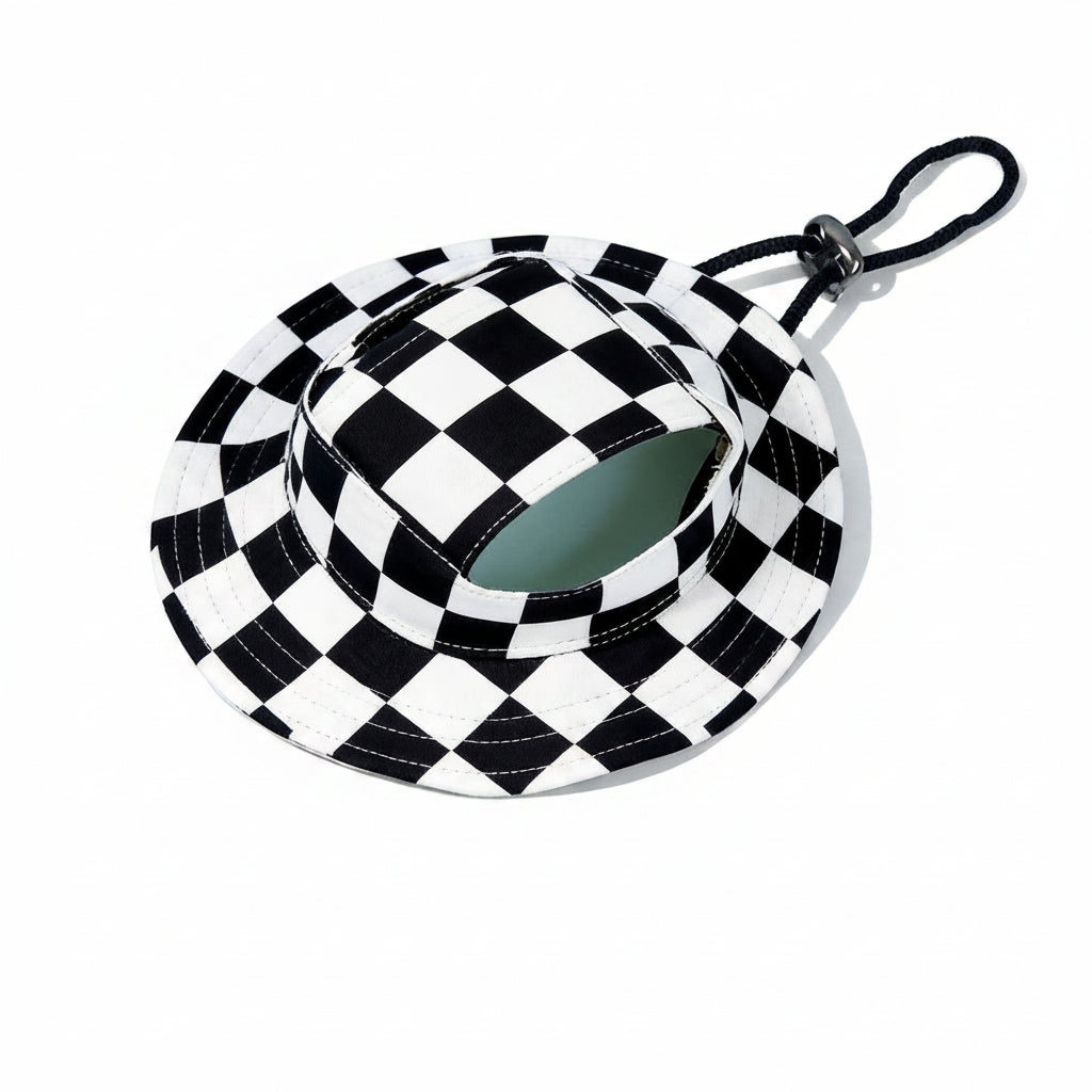 Cute Pet Sun Hat – Adjustable Outdoor Bucket Hat for Dogs & Cats