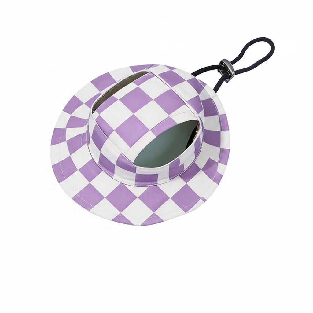 Cute Pet Sun Hat – Adjustable Outdoor Bucket Hat for Dogs & Cats