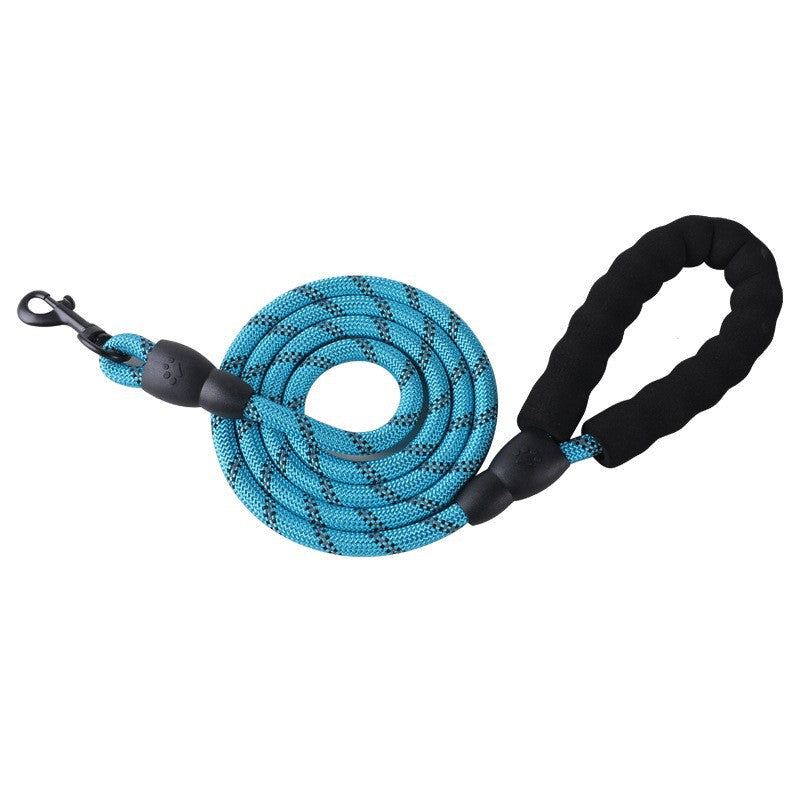 Reflective Nylon Dog Leash with Soft Padded Handle