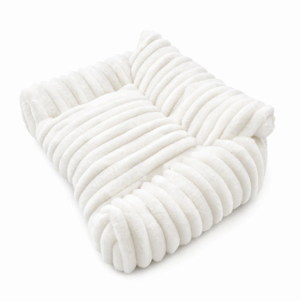 Plush Sofa Pet Bed for Cats & Dogs