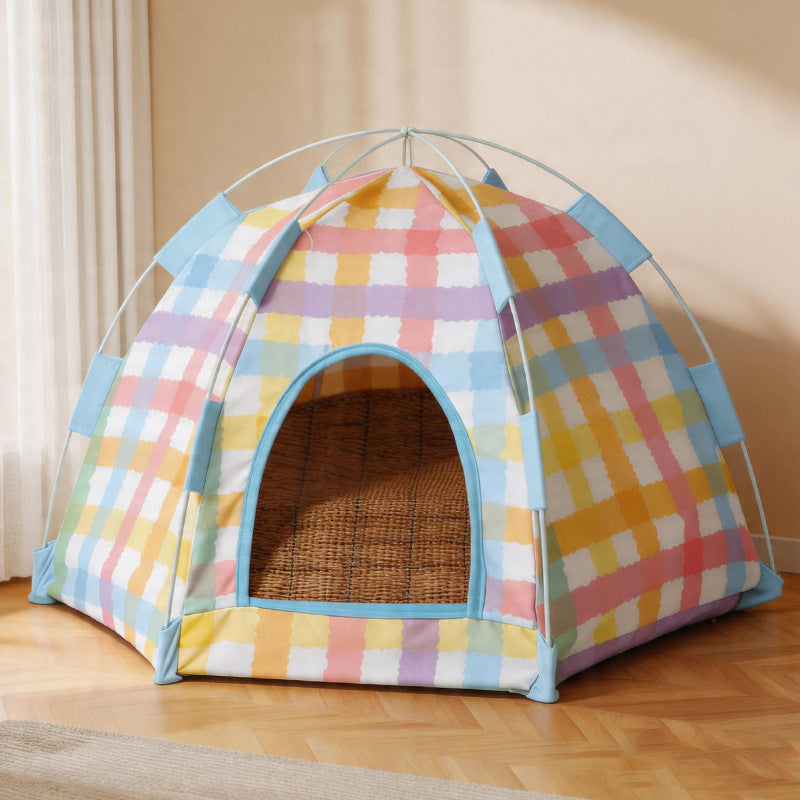 Tiny Luxury Pet Tent Bed