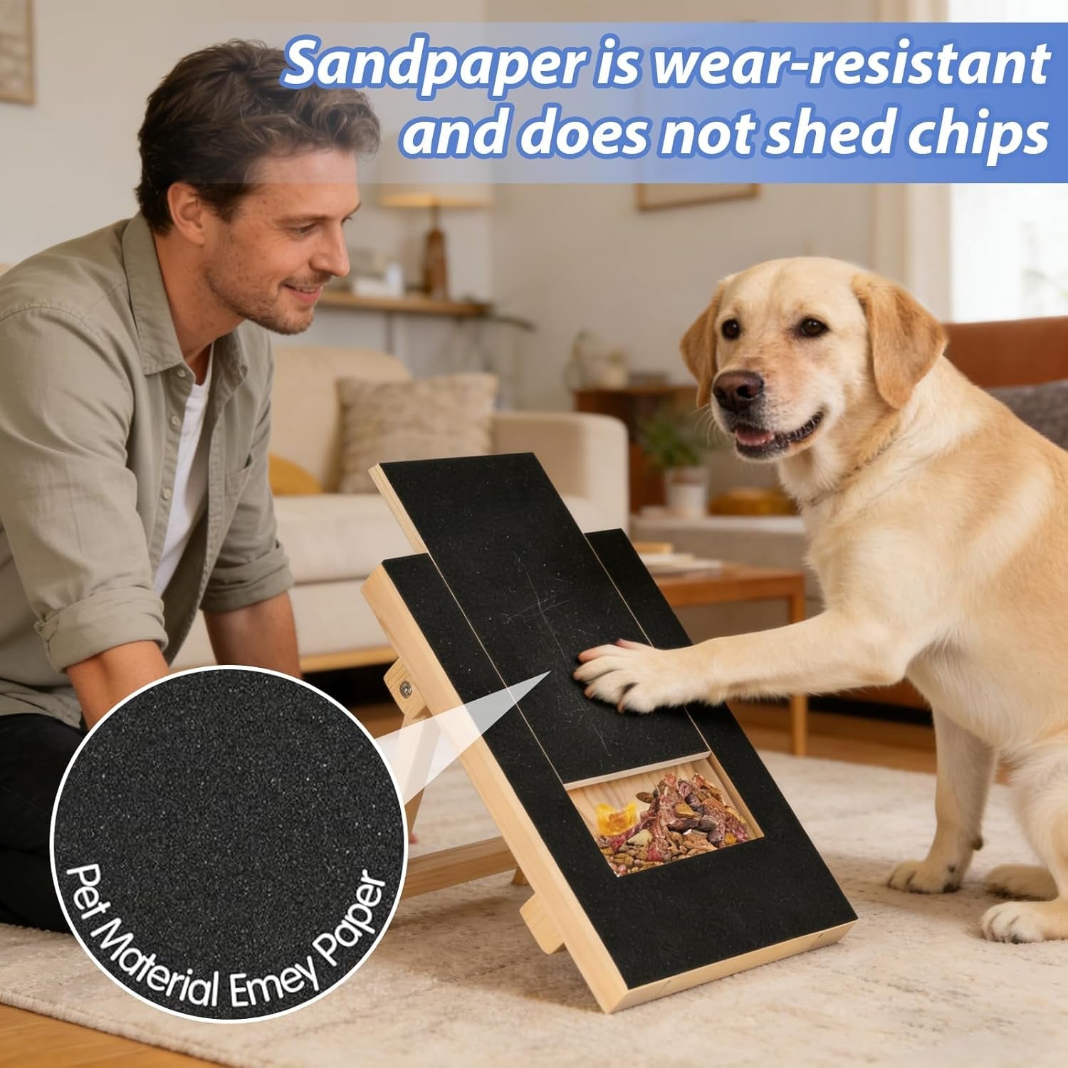 Dog Nail Scratch Board & Treat Puzzle