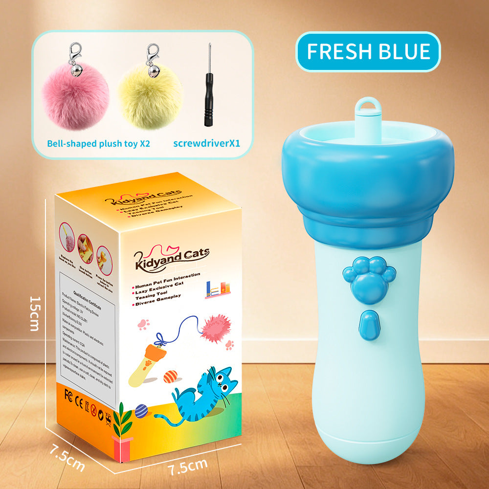Interactive Cat Ball Launcher Toy – Automatic Plush Ball Shooter for Indoor Cats