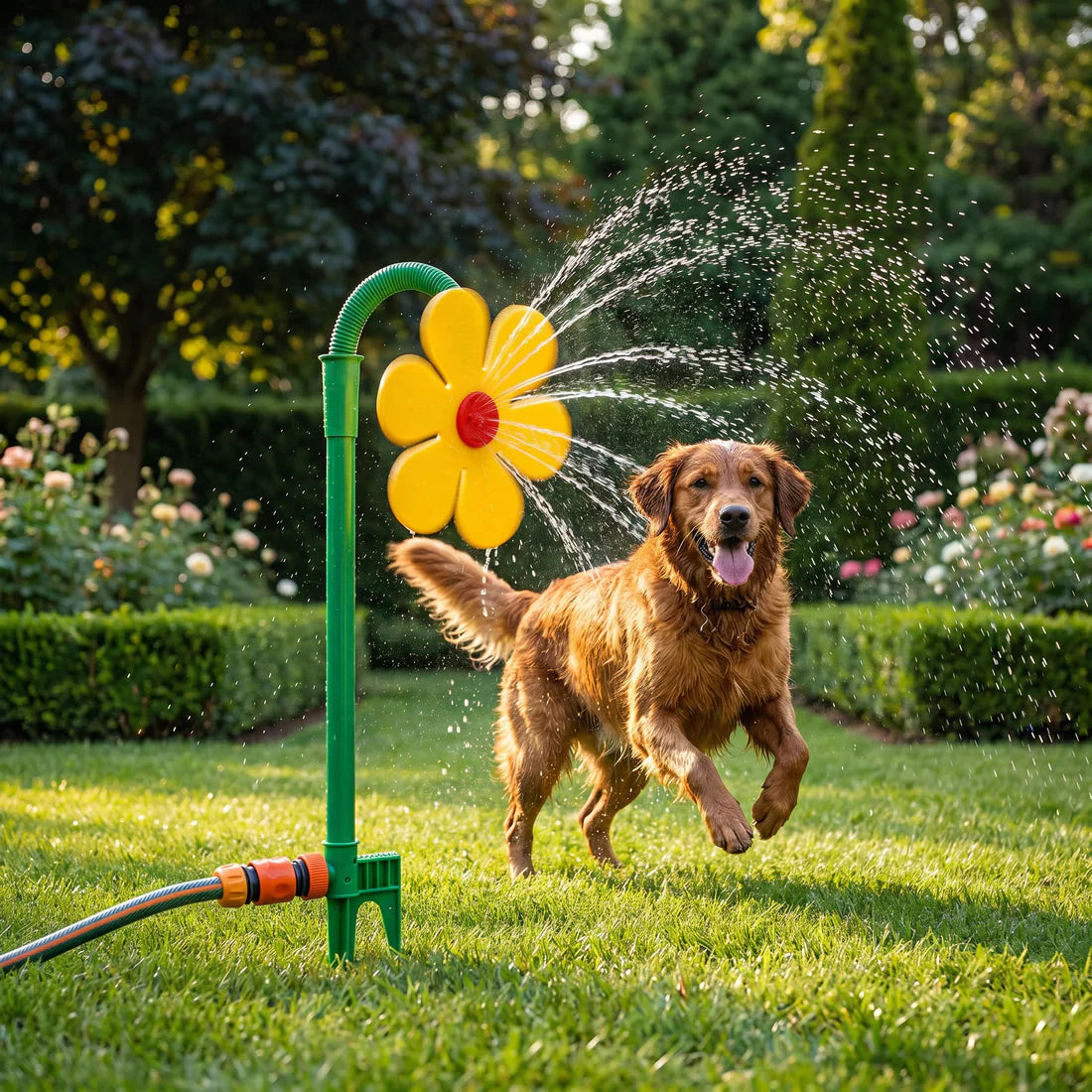 Sunflower Sprinkler for Dogs