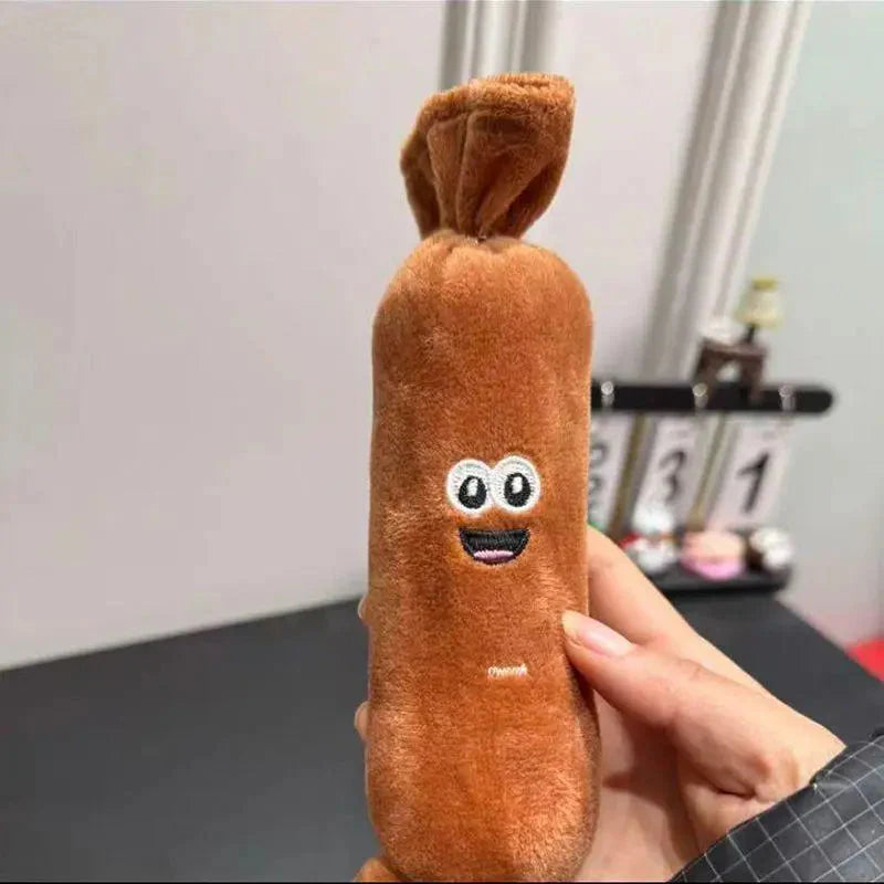 4-Link Squeaky Sausage Dog Toy