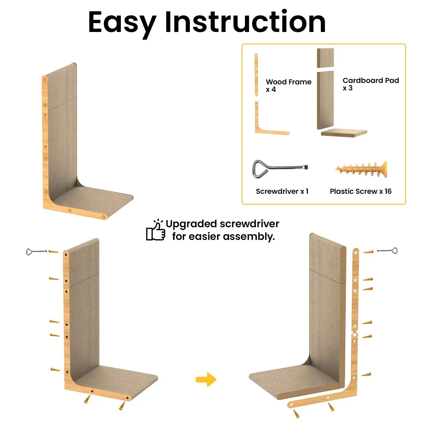 Cardboard Scratching Board for Indoor Cats