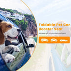 Small Pet Car Seat – Cozy Console Booster for Dogs & Cats STTM