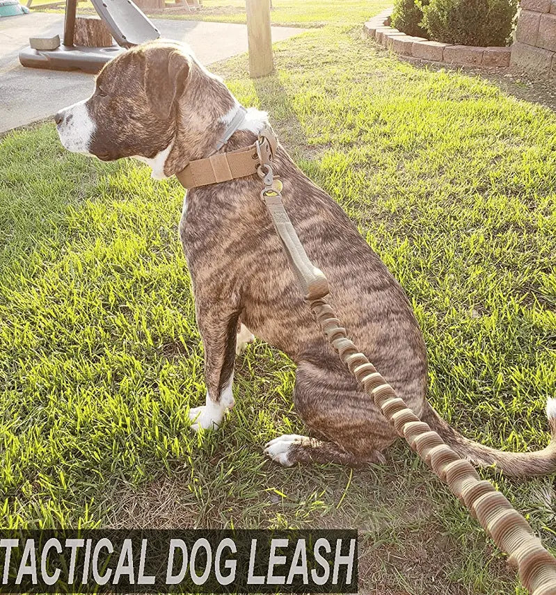 Tactical K9 Leash – Heavy Duty Adjustable Bungee