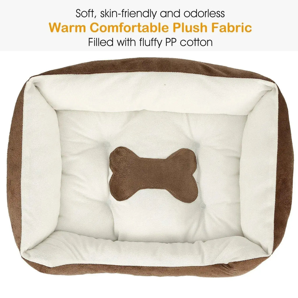 Soft Fleece Pet Bed – Warm Cozy Nest for Dogs & Cats STTM
