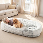 Orthopedic Human Dog Bed – Large Cozy Lounger for Relaxing STTM