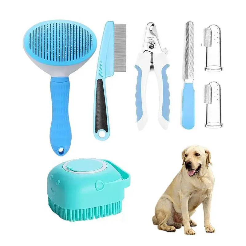 Dog & Cat Grooming Set – Complete Pet Care Kit STTM