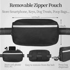 Hands-Free Leash – Bungee Dog Leash with Storage Pouch & Soft Handles STTM