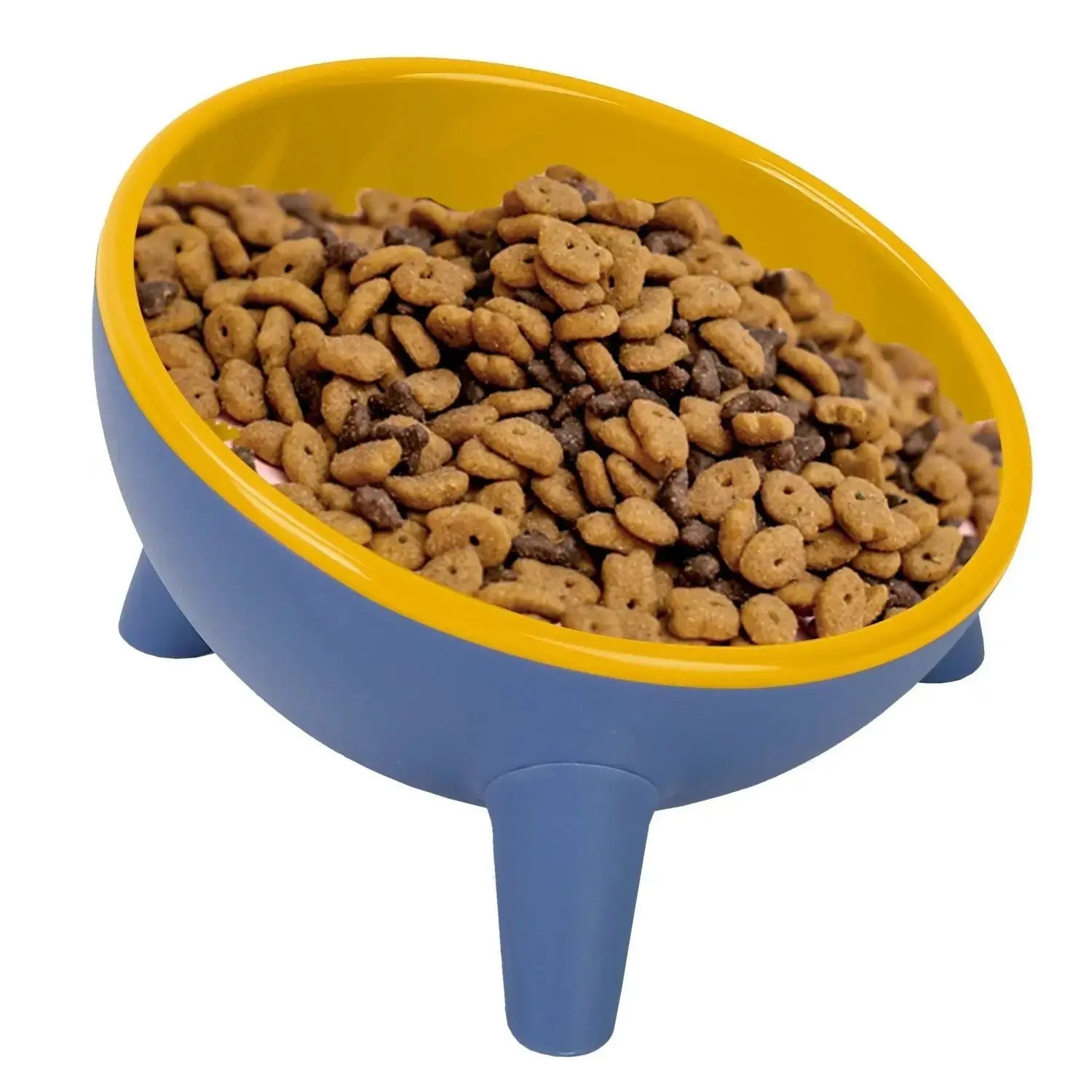 Raised Pet Bowl – Tilted Feeding Bowl for Cats & Small Dogs STTM
