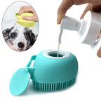 Dog Bath Brush – Silicone Shampoo Brush for Grooming STTM