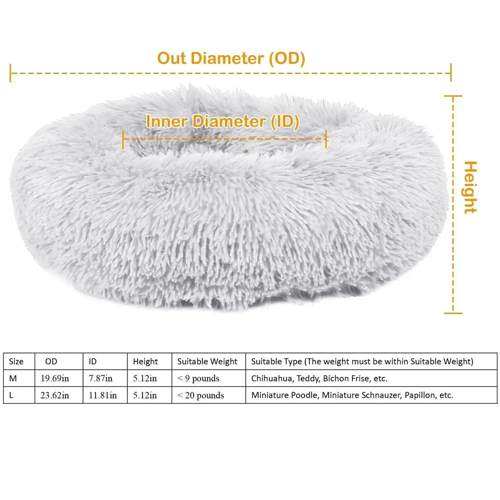 Soft Fleece Pet Bed – Warm Cozy Nest for Dogs & Cats STTM