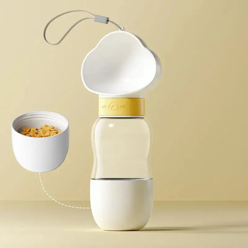 Travel Dog Bottle – Portable Water Feeder with Bowl STTM
