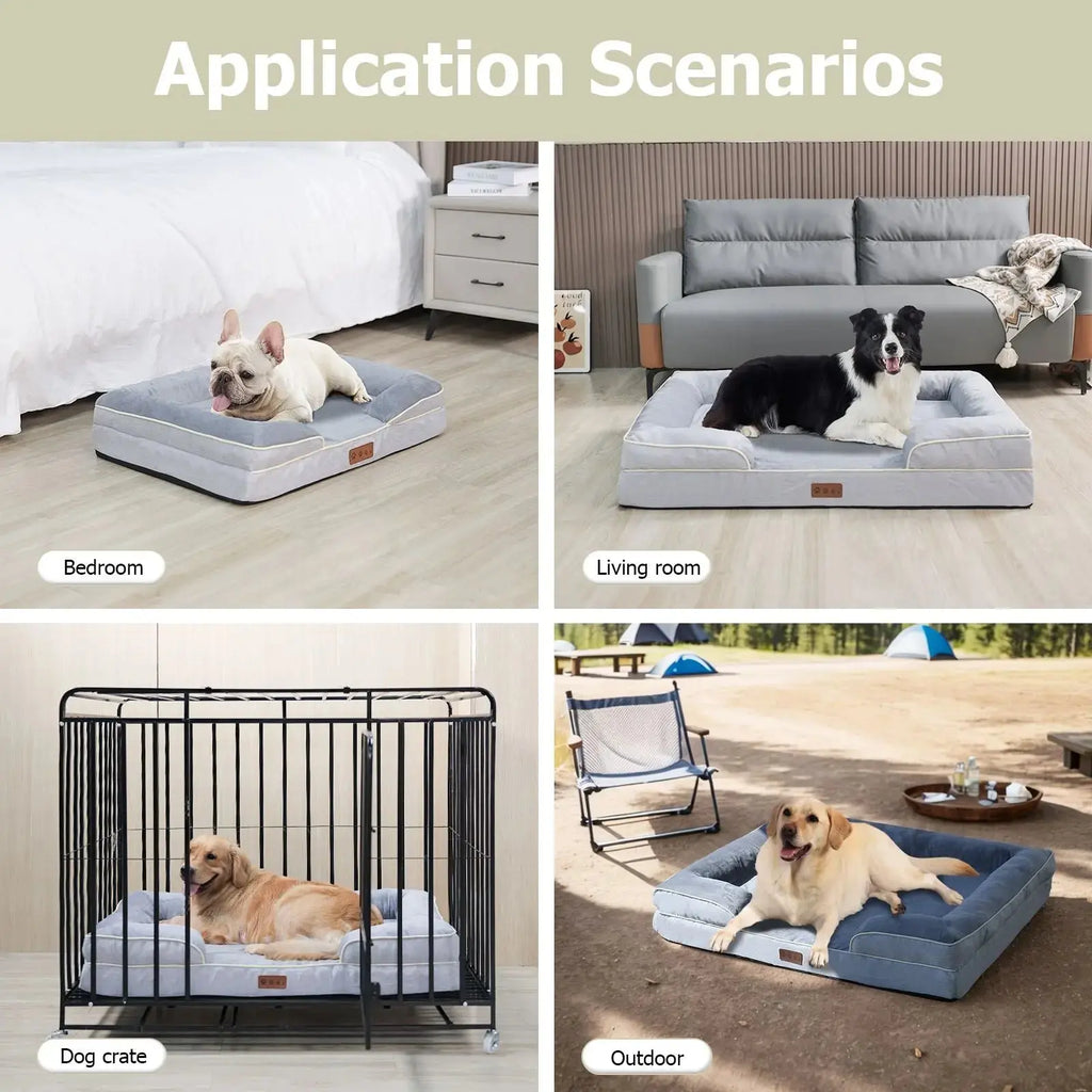 Orthopedic Pet Bed – Supportive Washable Bed with Non-Slip Base STTM