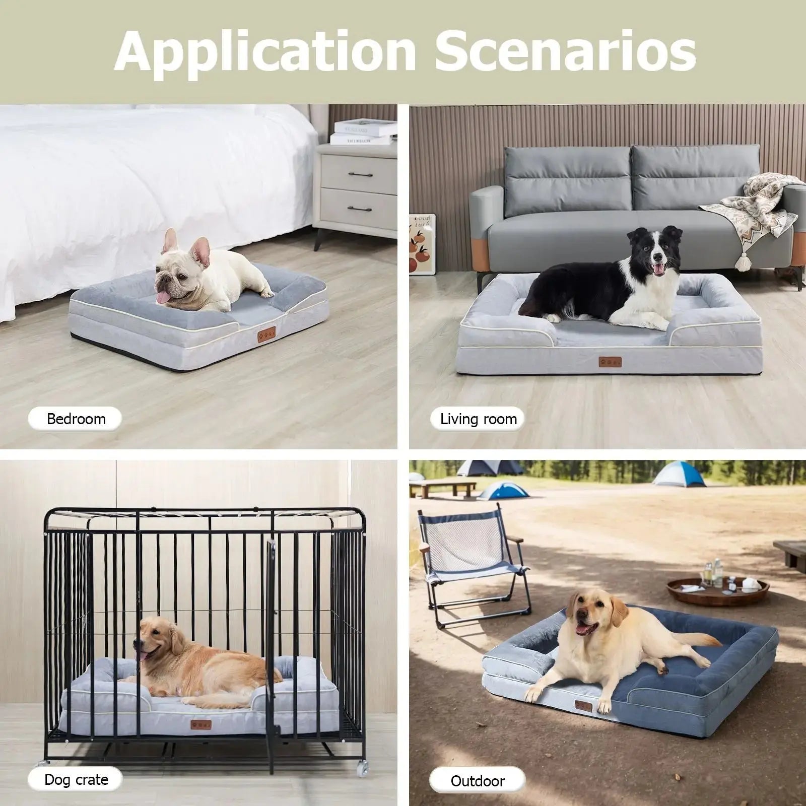Orthopedic Pet Bed – Supportive Washable Bed with Non-Slip Base STTM