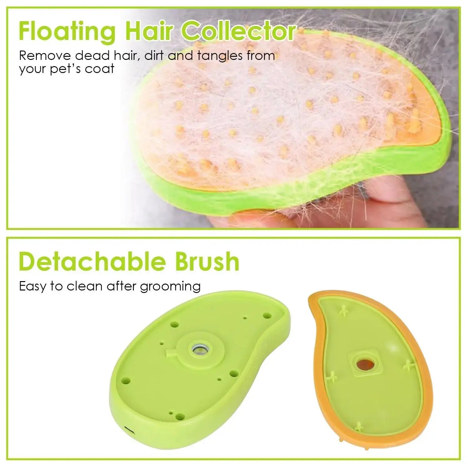 Pet Steam Brush – USB Rechargeable Grooming & Cleaning Tool STTM