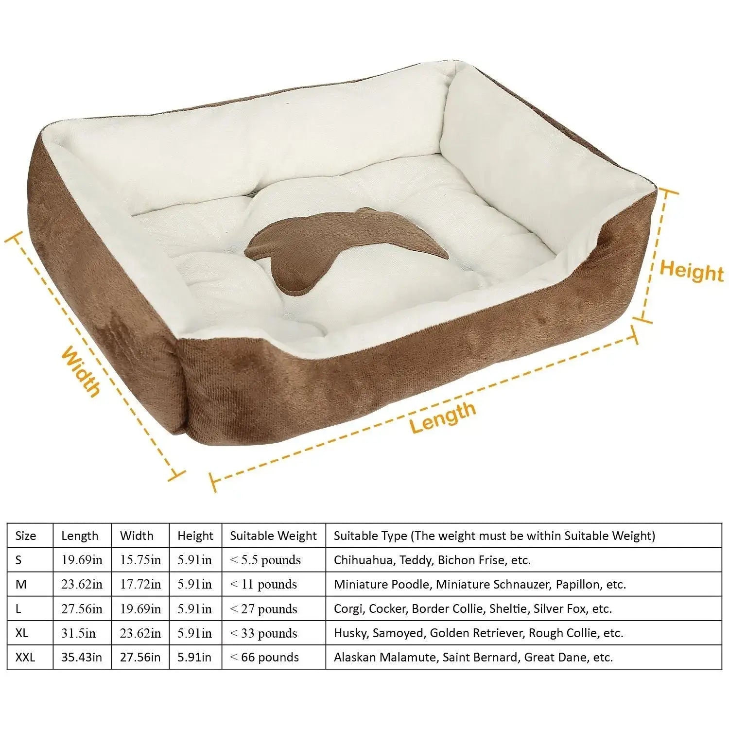 Soft Fleece Pet Bed – Warm Cozy Nest for Dogs & Cats STTM