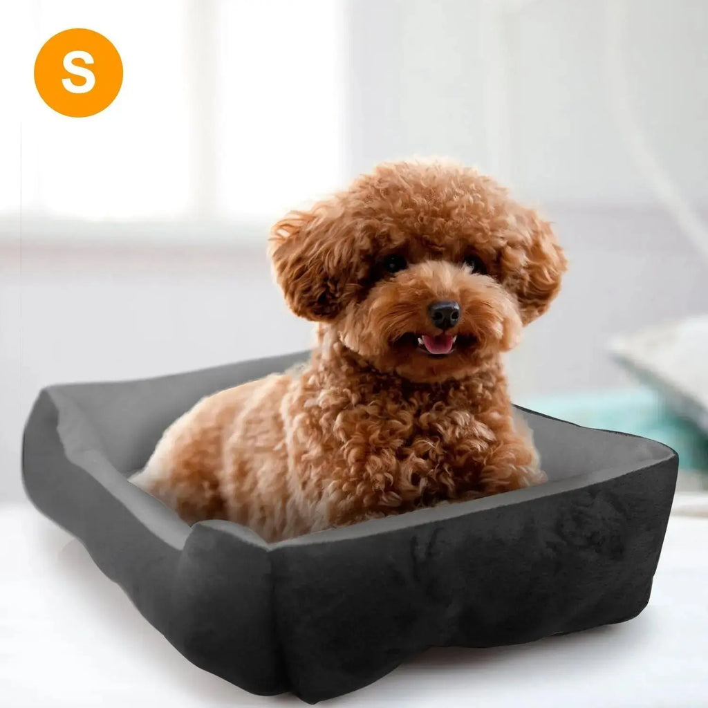 Soft Fleece Pet Bed – Warm Cozy Nest for Dogs & Cats STTM