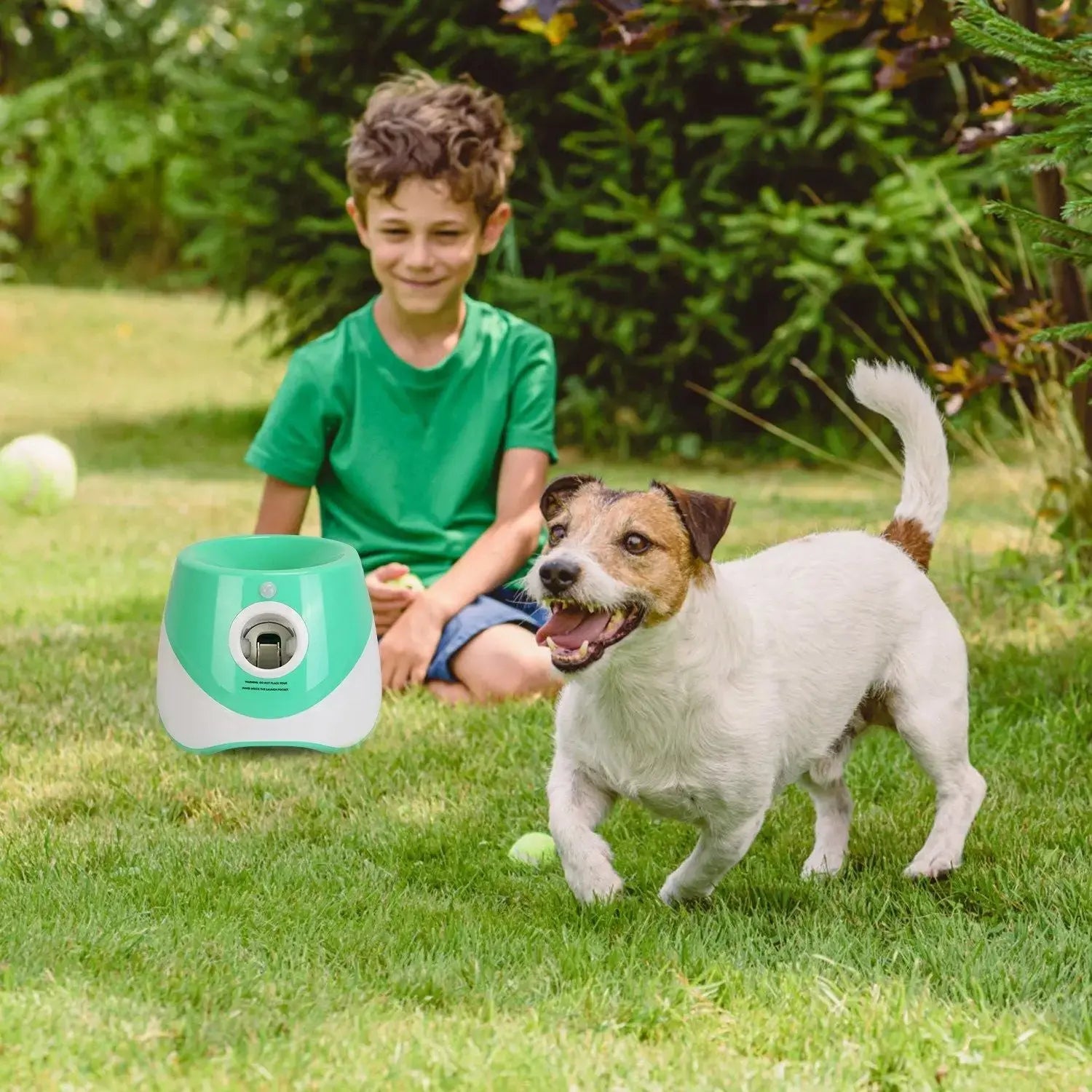 Dog Ball Launcher – Automatic Fetch Machine with Adjustable Distance STTM