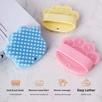 Pet Grooming Brush – Soft Bath & Massage Tool for Dogs & Cats STTM