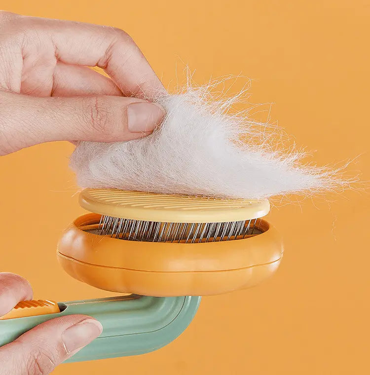 Dog & Cat Brush – Shedding Comb with Easy Clean Button