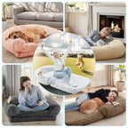 Giant Dog Bed for Humans – Plush Orthopedic Lounger STTM