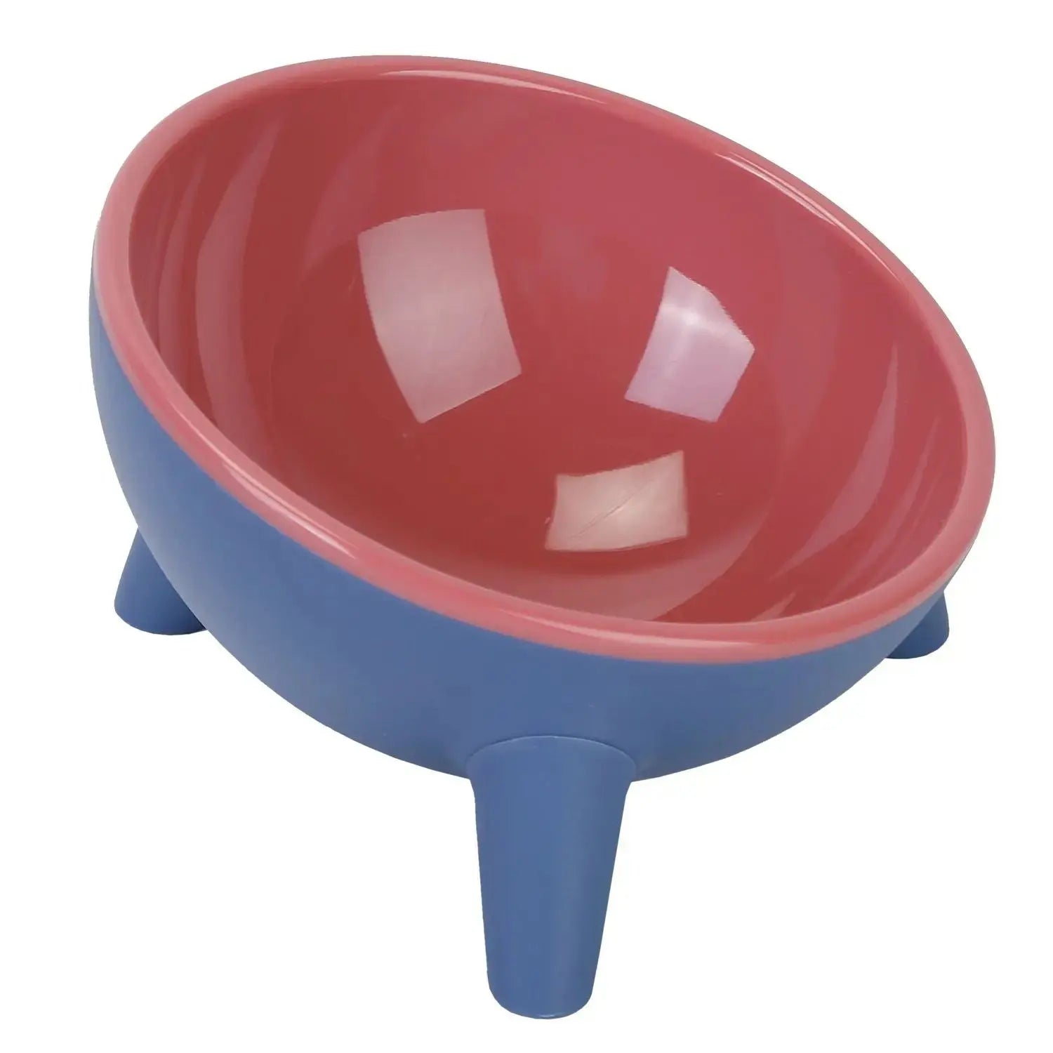 Raised Pet Bowl – Tilted Feeding Bowl for Cats & Small Dogs STTM