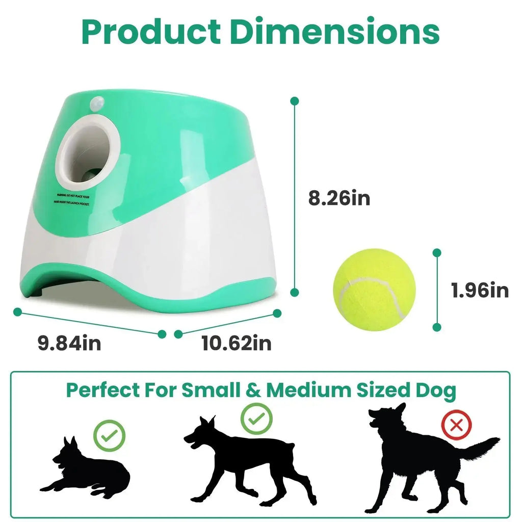 Dog Ball Launcher – Automatic Fetch Machine with Adjustable Distance STTM