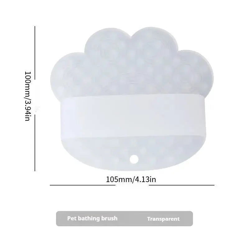 Pet Grooming Brush – Soft Bath & Massage Tool for Dogs & Cats STTM