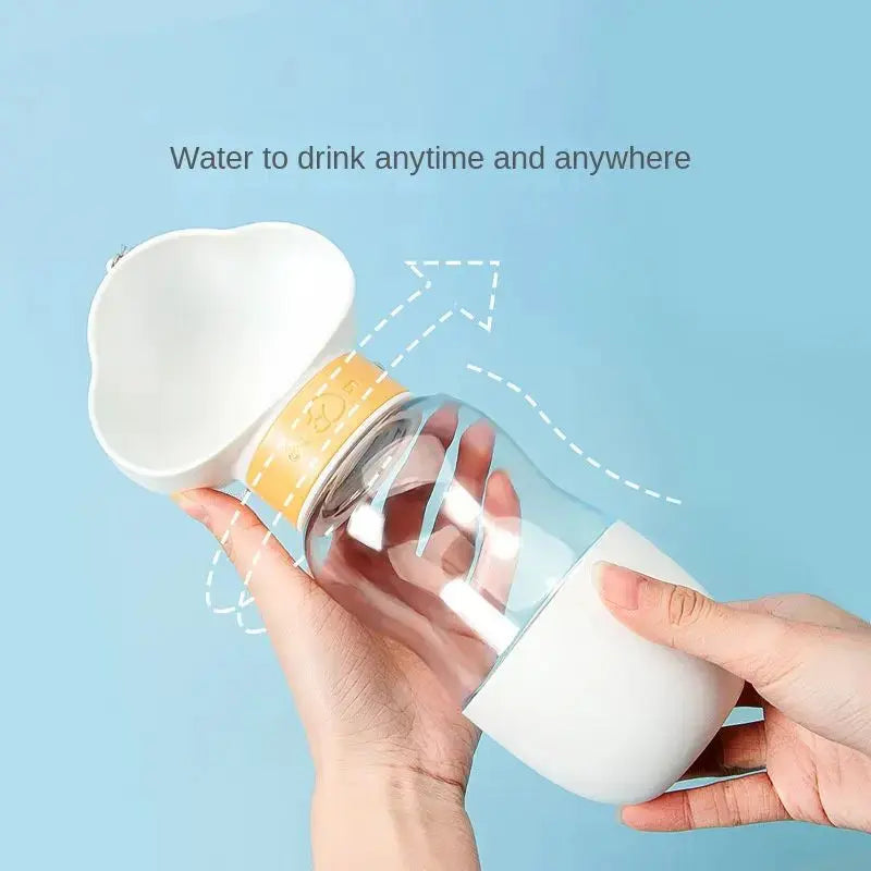 Travel Dog Bottle – Portable Water Feeder with Bowl STTM