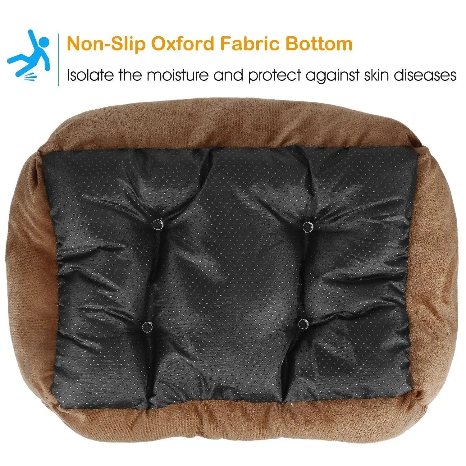 Soft Fleece Pet Bed – Warm Cozy Nest for Dogs & Cats STTM