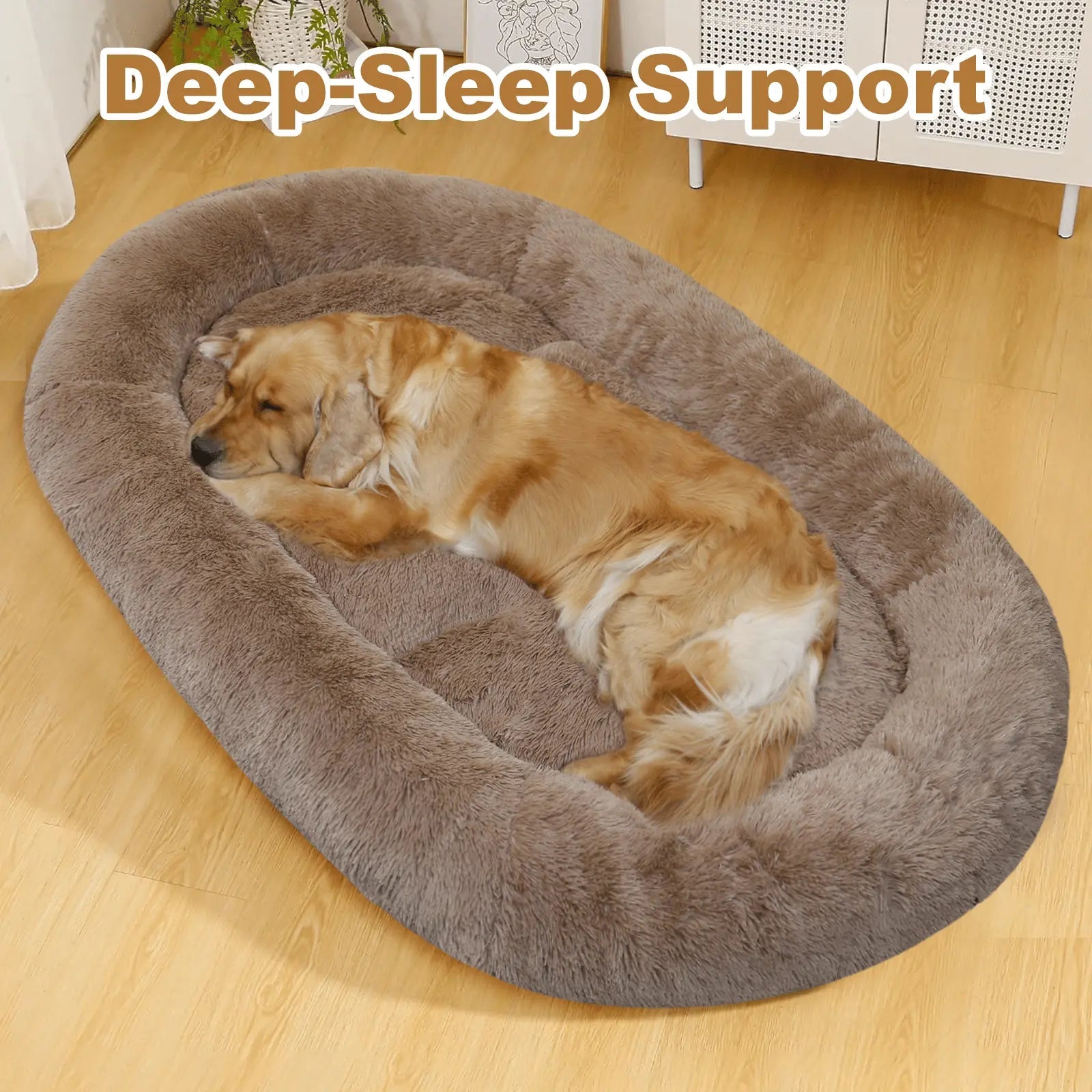 Soft Dog Bed – Large Washable Bed for Easy Carry & Comfort
