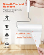 Pet Hair Lint Rollers – 3 Pack Sticky Rollers for Furniture & Clothing STTM