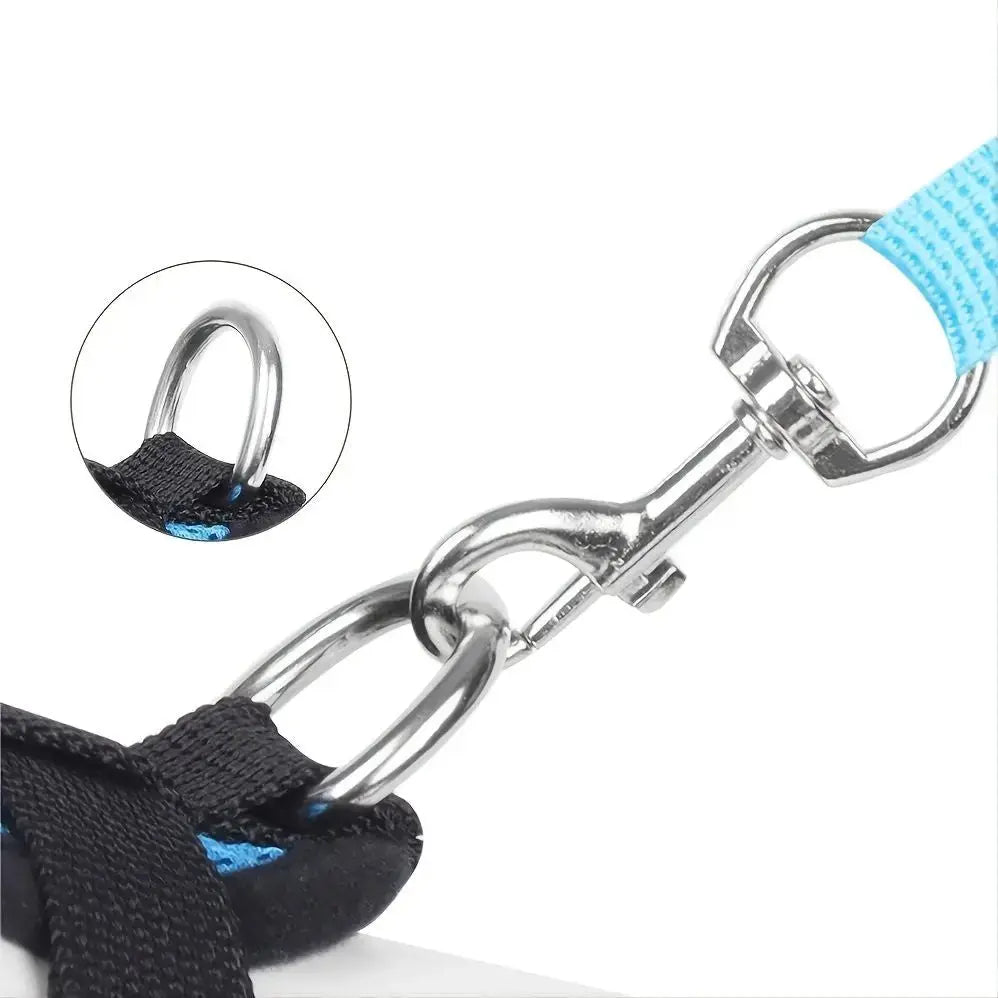 Pet Harness & Leash Set – Adjustable Reflective Harness for Dogs & Cats STTM